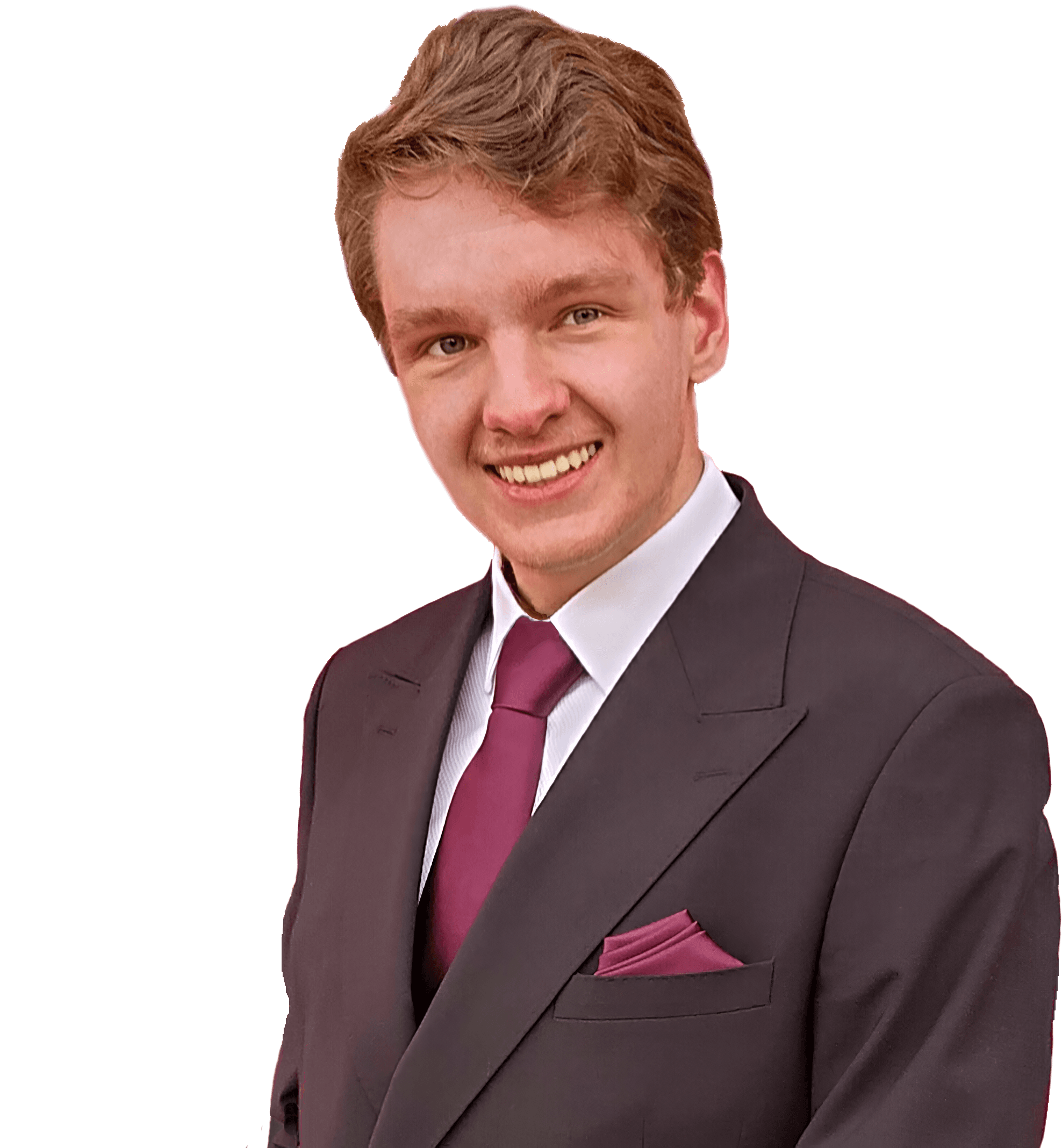 Frontal image showing Patryk Kuchta